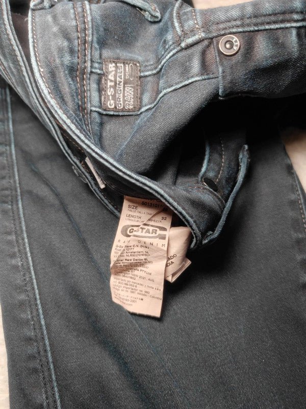 Women G - Star RAW Ocean Dark Blue Skinny W28 L32 (EU 38/M) Jeans