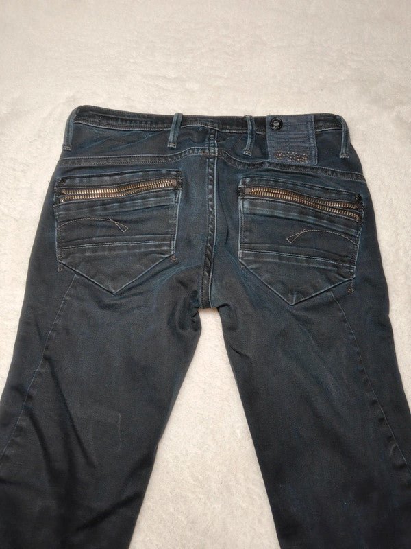 Women G - Star RAW Ocean Dark Blue Skinny W28 L32 (EU 38/M) Jeans