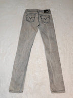 Women Levi's Demi Curve Grey Skinny W25 L32 (EU 34/XS) Jeans