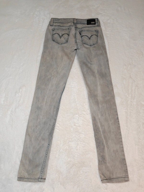 Women Levi's Demi Curve Grey Skinny W25 L32 (EU 34/XS) Jeans