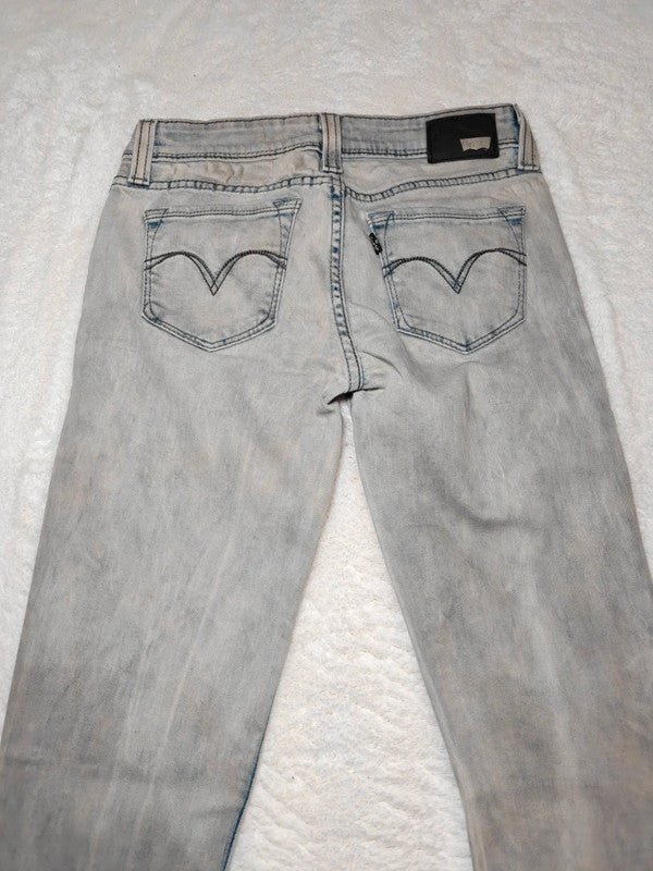 Women Levi's Demi Curve Grey Skinny W25 L32 (EU 34/XS) Jeans