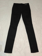 Women Levi's 711 Black Skinny W26 L30 (EU 36/S) Jeans