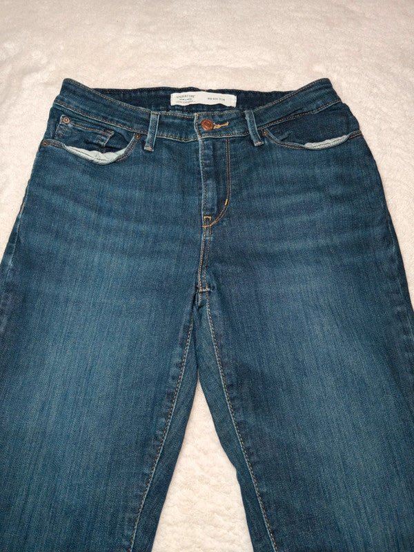 Women Levi Strauss Signature Blue Slim W28 L32 (EU 38/M) Jeans