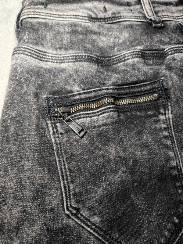 Women GUESS Rocket Black Grey Faded Skinny W25 L30 EU 34 XS Jeans