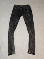 Women GUESS Rocket Black Grey Faded Skinny W25 L30 EU 34 XS Jeans