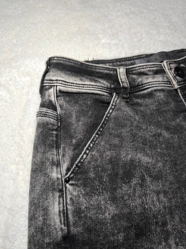Women GUESS Rocket Black Grey Faded Skinny W25 L30 EU 34 XS Jeans