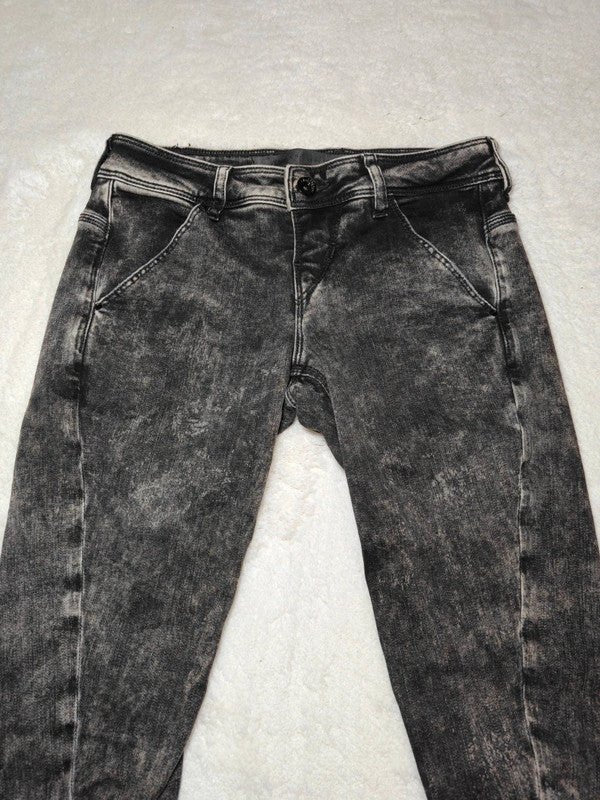 Women GUESS Rocket Black Grey Faded Skinny W25 L30 EU 34 XS Jeans
