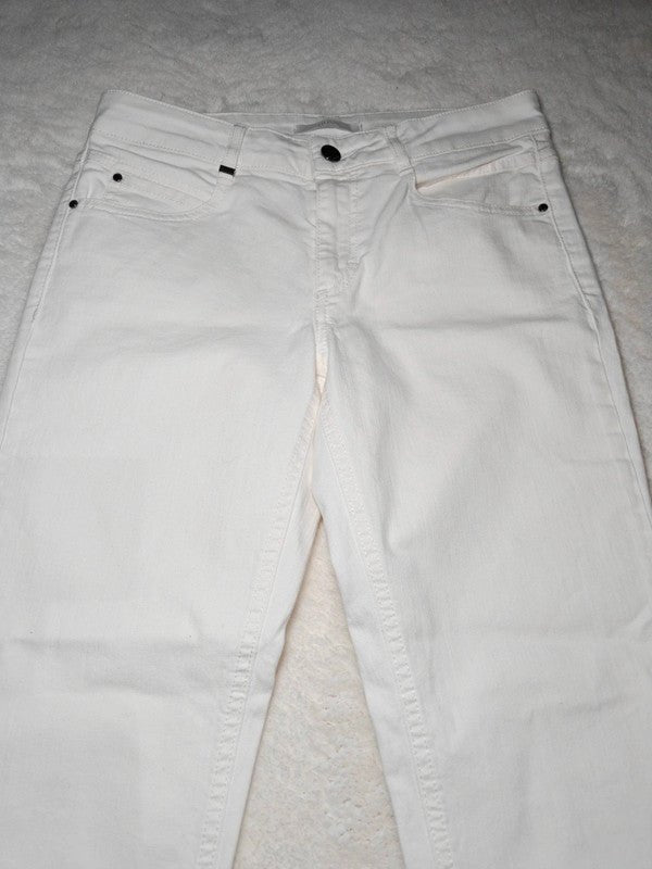 Women Hugo Boss Nelin White Straight W26 EU 36 S Jeans