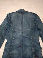 Women Tommy Hilfiger ERO - ERO Blue Denim S Jacket