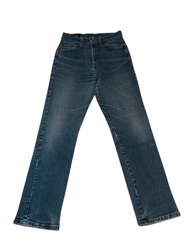 Women LEE Blue Straight W26 L32 EU 36 S Jeans