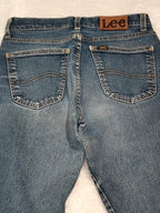 Women LEE Blue Straight W26 L32 EU 36 S Jeans