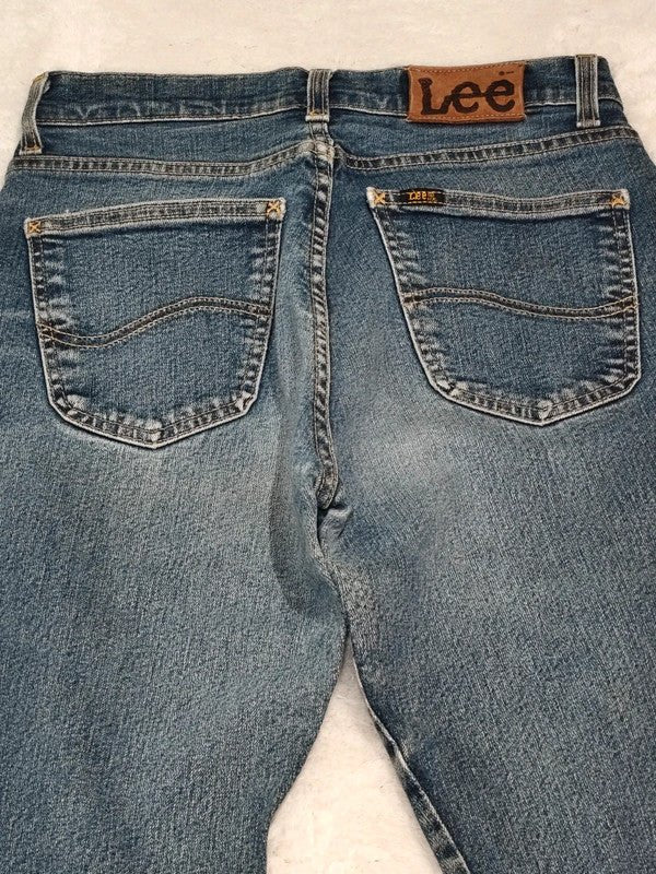 Women LEE Blue Straight W26 L32 EU 36 S Jeans