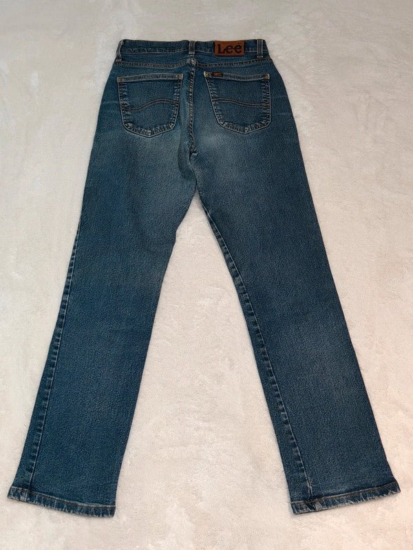 Women LEE Blue Straight W26 L32 EU 36 S Jeans