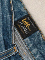Women LEE Blue Straight W26 L32 EU 36 S Jeans