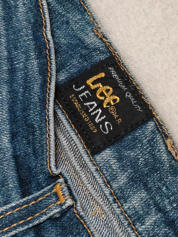 Women LEE Blue Straight W26 L32 EU 36 S Jeans