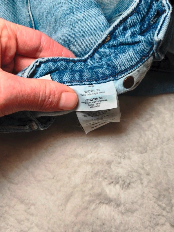 Women G - Star RAW 3301 High Boyfriend Light Blue Boyfriend W24 L30 EU 34 XS Jeans