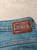 Women G - Star RAW 3301 High Boyfriend Light Blue Boyfriend W24 L30 EU 34 XS Jeans