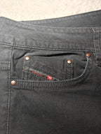 Women Diesel Black Faded Skinny W27 L32 (EU 36/S) Jeans