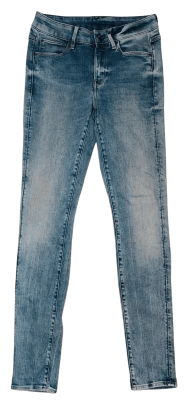 Women G - Star Raw Skinny Light Blue W26 L32 (EU 36/S) Jeans