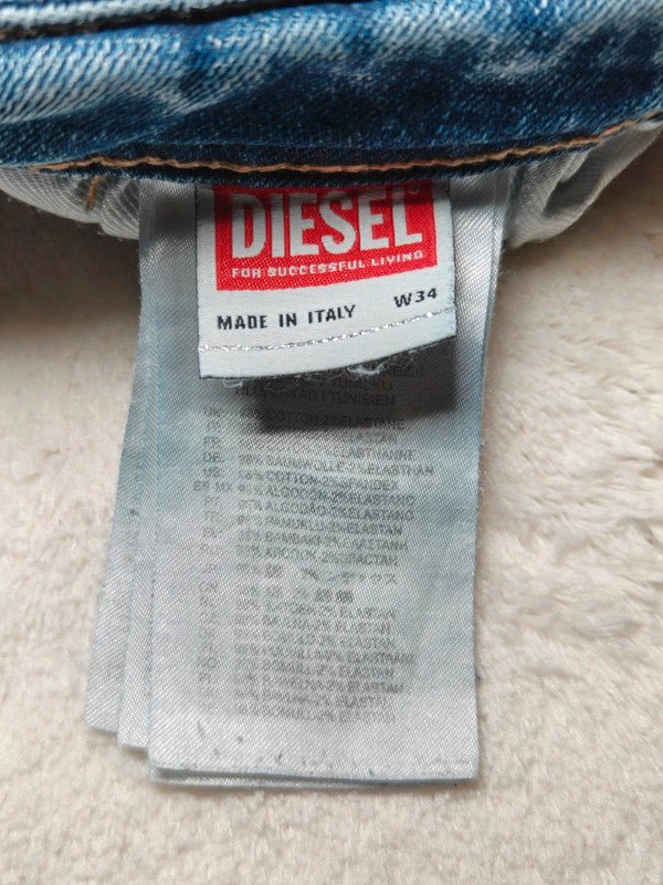 Men Diesel Blue Skinny W34 L30 Jeans