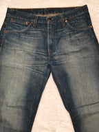 Men Levi's 507 Blue Bootcut W34 L30 Jeans