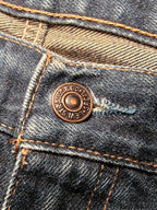 Men Levi's 507 Blue Bootcut W34 L30 Jeans