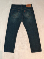 Men Levi's 501 Blue Straight W34 L30 Jeans