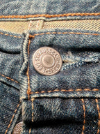 Men Levi's 501 Blue Straight W34 L30 Jeans