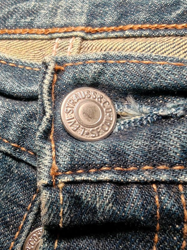 Men Levi's 501 Blue Straight W34 L30 Jeans