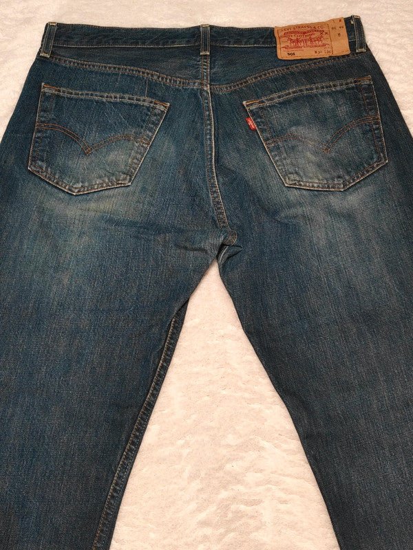 Men Levi's 501 Blue Straight W34 L30 Jeans