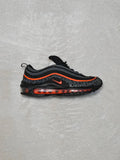Kids Nike Air Max 97 GS Black Safety Orange EU 38 Sneakers