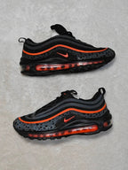 Kids Nike Air Max 97 GS Black Safety Orange EU 38 Sneakers
