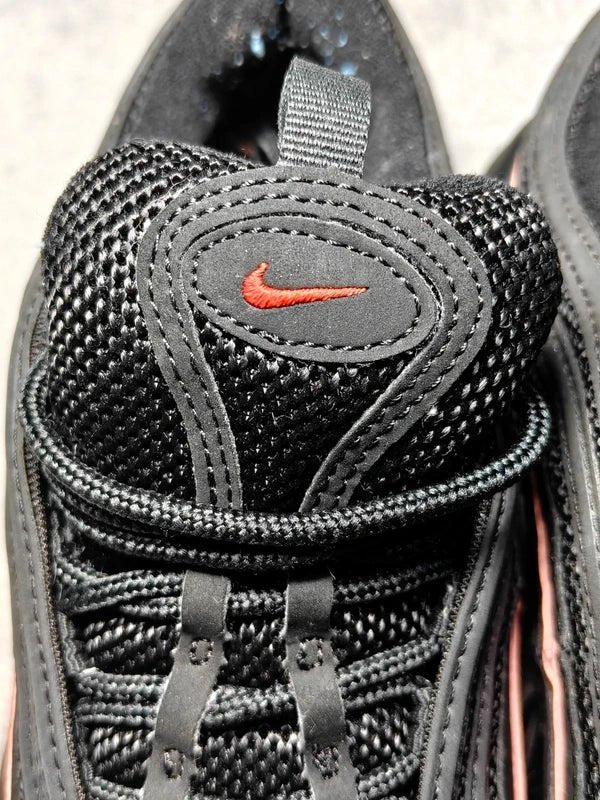 Kids Nike Air Max 97 GS Black Safety Orange EU 38 Sneakers