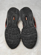 Kids Nike Air Max 97 GS Black Safety Orange EU 38 Sneakers
