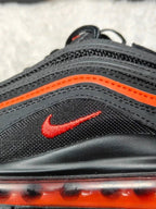 Kids Nike Air Max 97 GS Black Safety Orange EU 38 Sneakers
