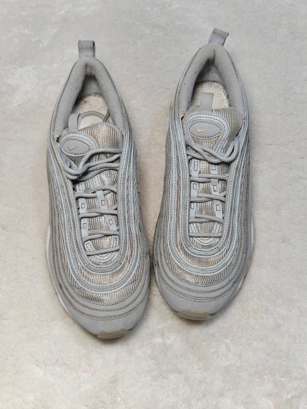 Kids Nike Air Max 97 GS Wolf Grey White EU 38.5 Sneakers