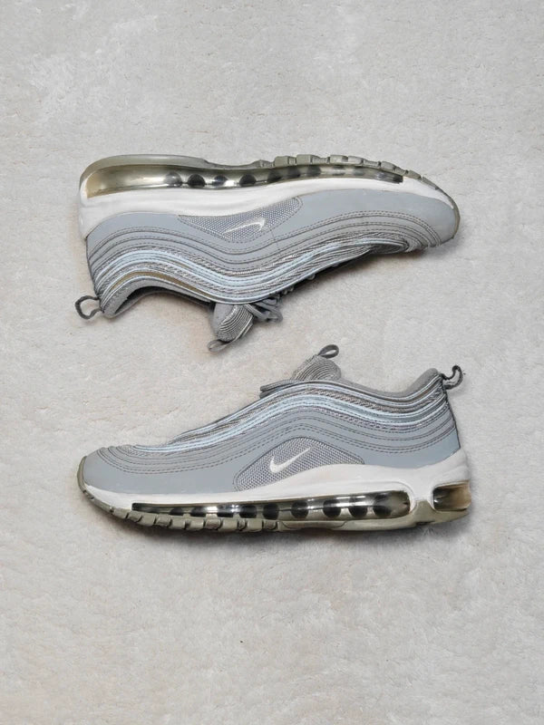 Kids Nike Air Max 97 GS Wolf Grey White EU 38.5 Sneakers
