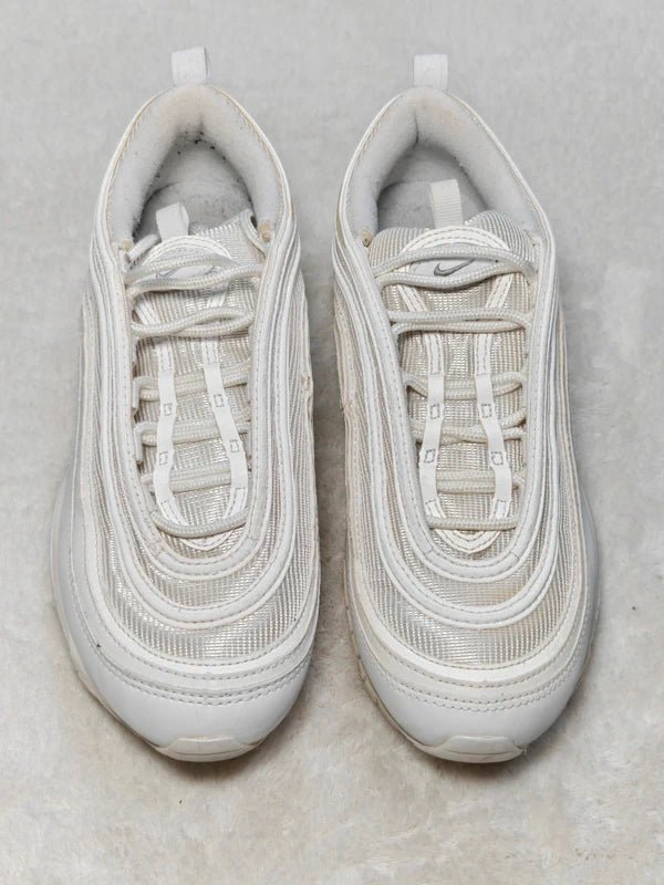 Men Nike Air Max 97 Triple White Wolf Grey EU 40.5 Sneakers