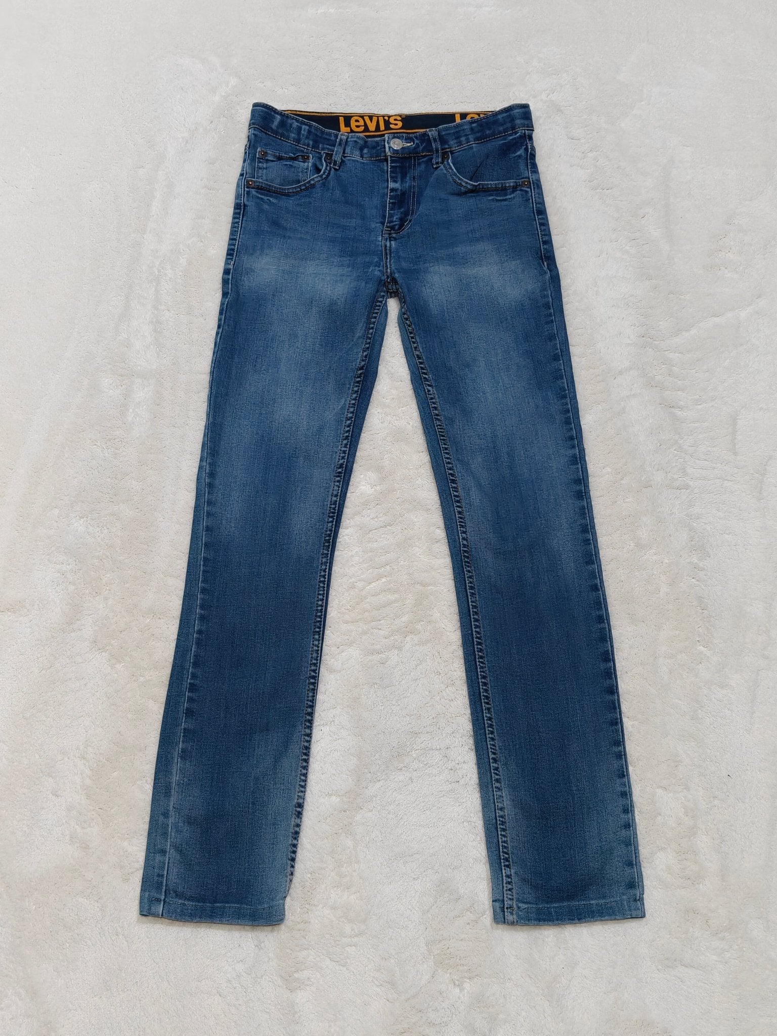 Boys Levi's 510 Light Blue Slim Mid Waist Age 16 L30 Jeans