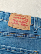 Boys Levi's 510 Light Blue Slim Mid Waist Age 16 L30 Jeans