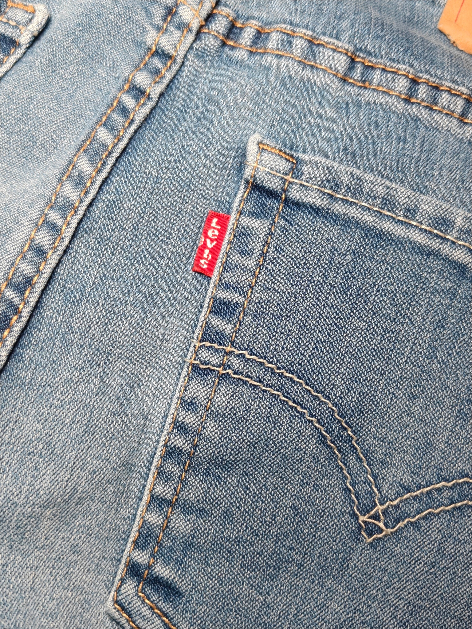 Boys Levi's 510 Light Blue Slim Mid Waist Age 16 L30 Jeans
