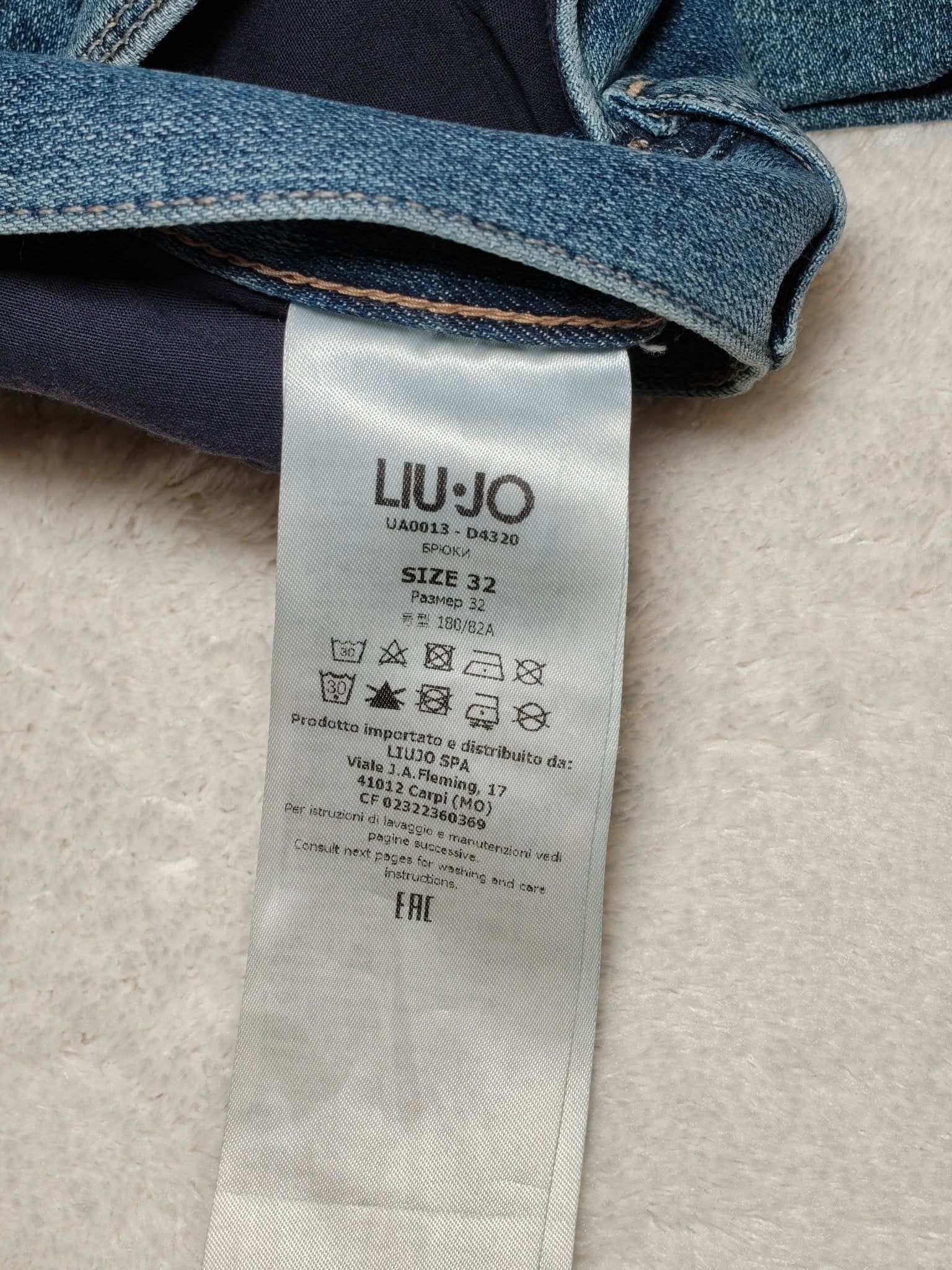 Women Liu Jo Blue Skinny W32 (EU 42/XL) Jeans