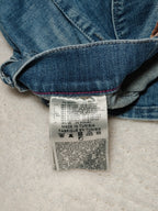 Women Diesel Livier Blue Wash 0801G Super Slim Jegging W25 EU 34 XS Jeans