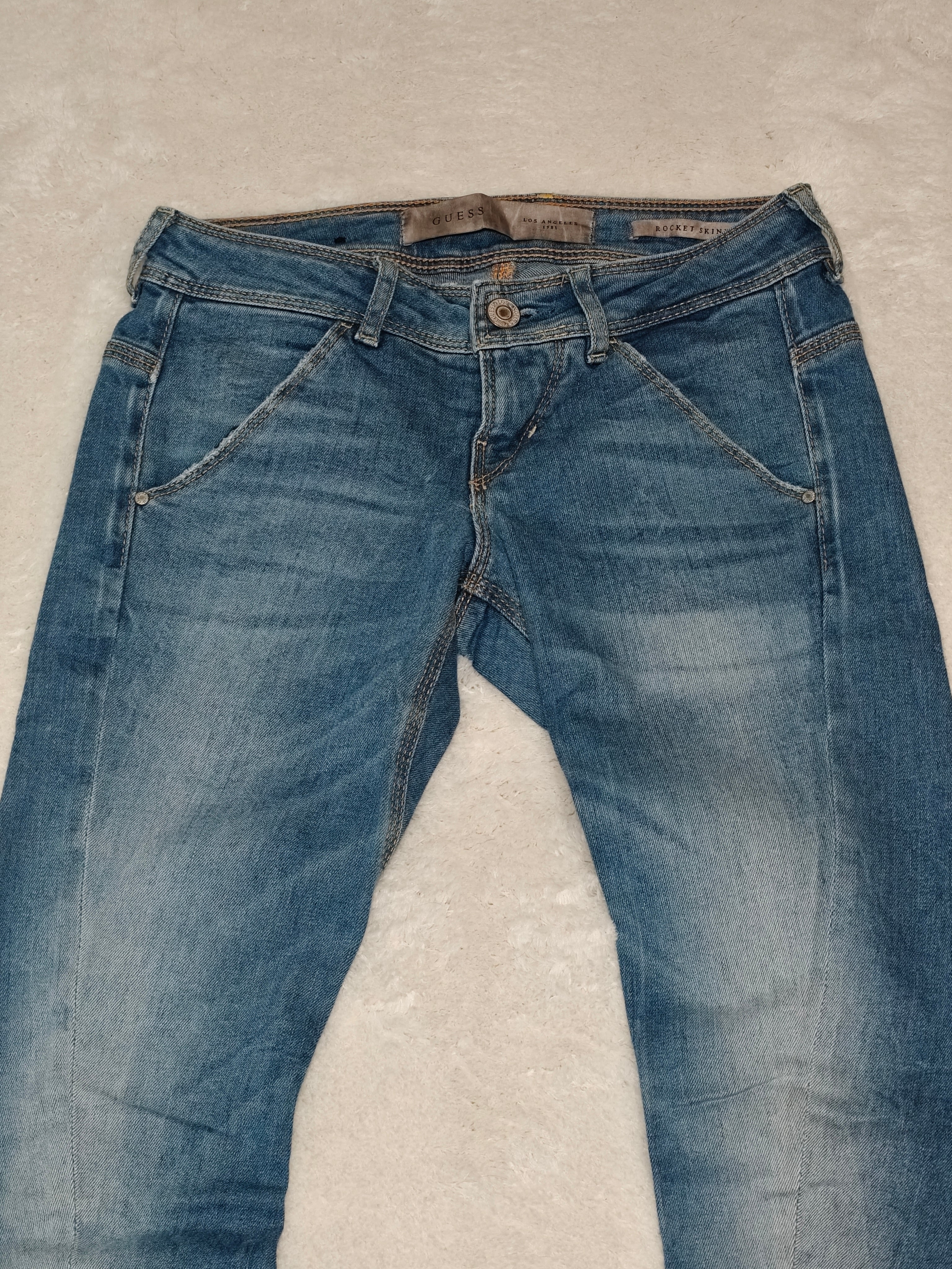 Women GUESS Rocket Light Blue Skinny W24 EU 34 XS Jeans