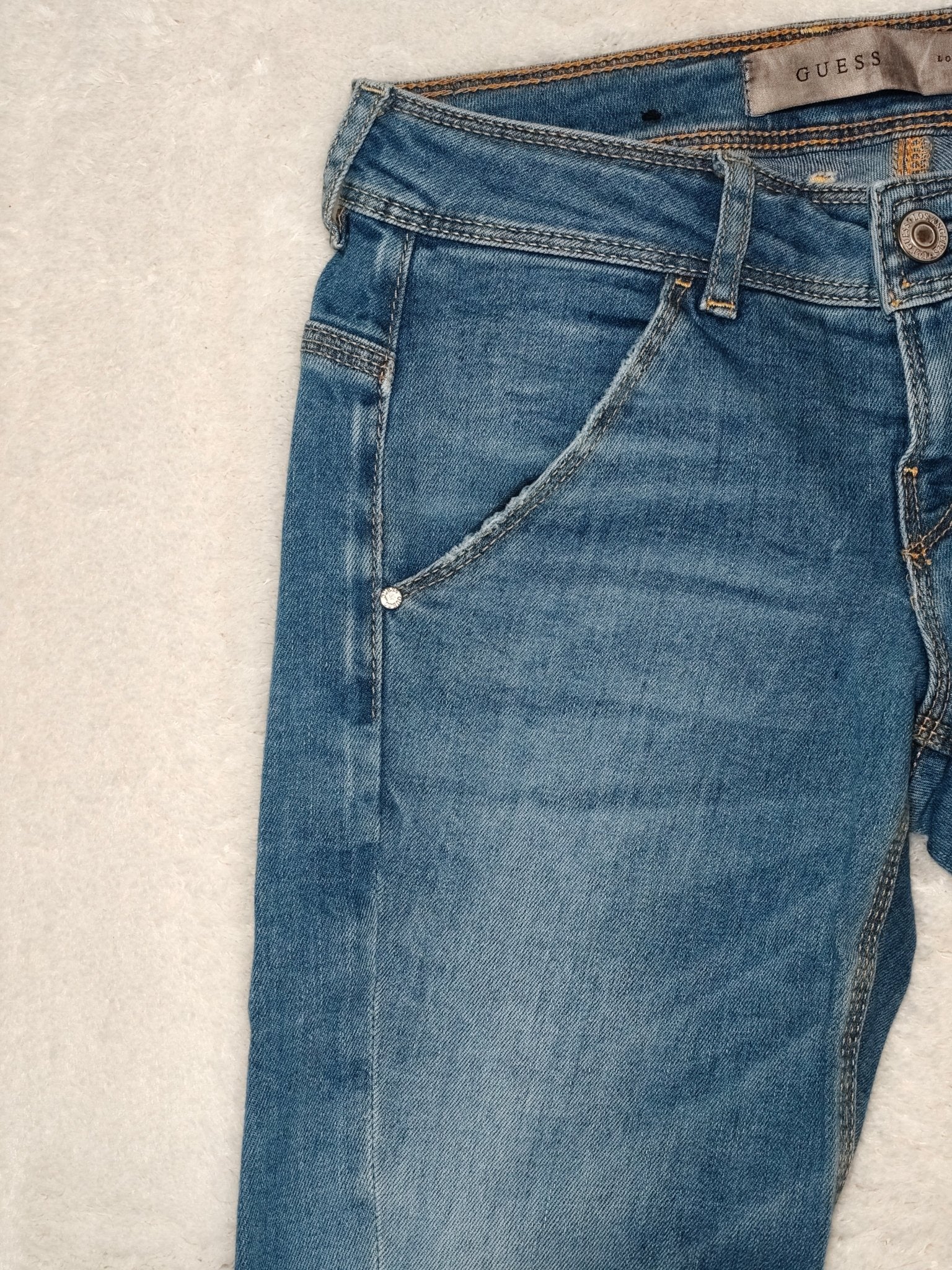 Women GUESS Rocket Light Blue Skinny W24 EU 34 XS Jeans