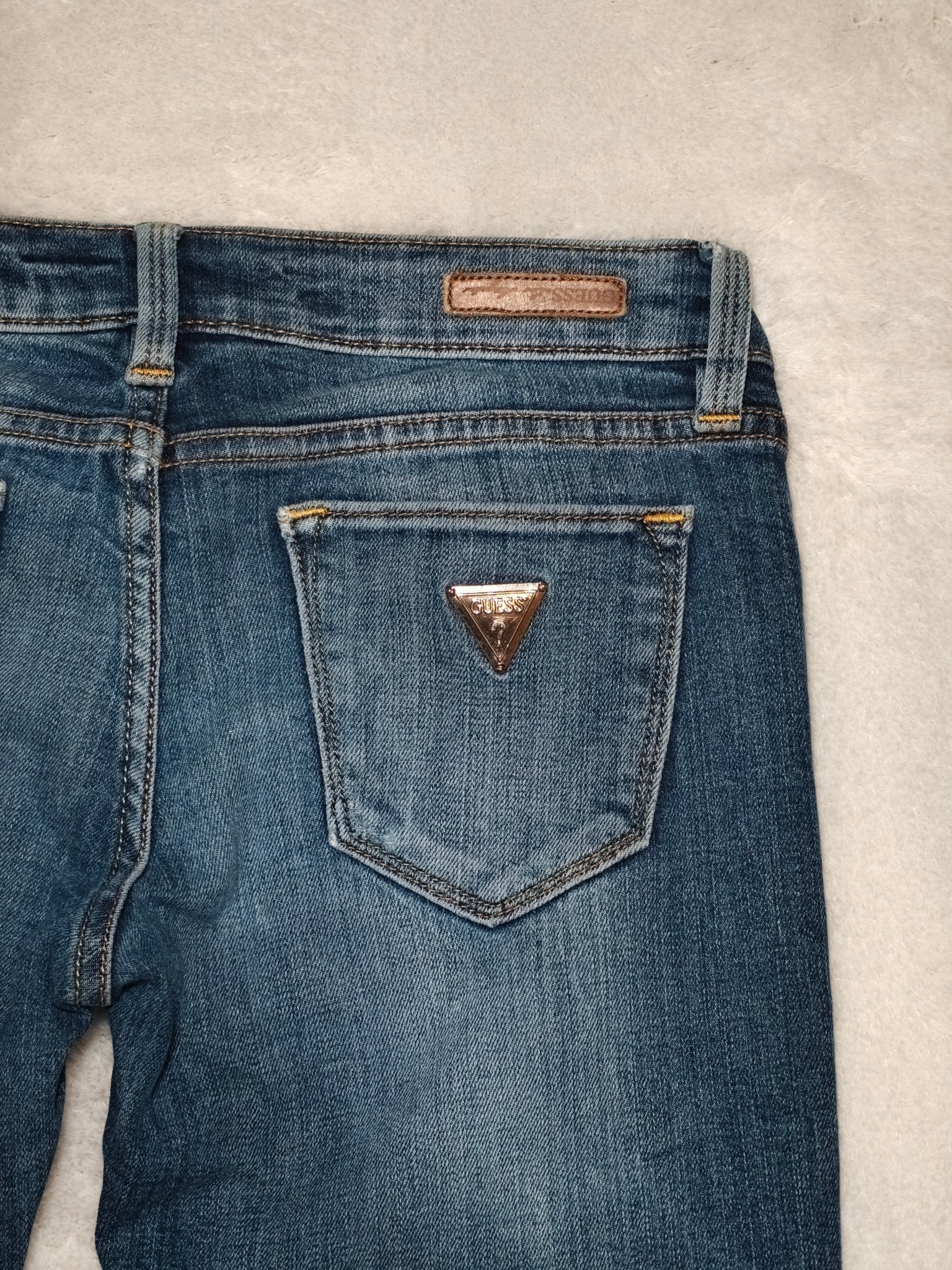 Women GUESS Beverly Blue Denim Skinny W24 EU 34 XS Jeans