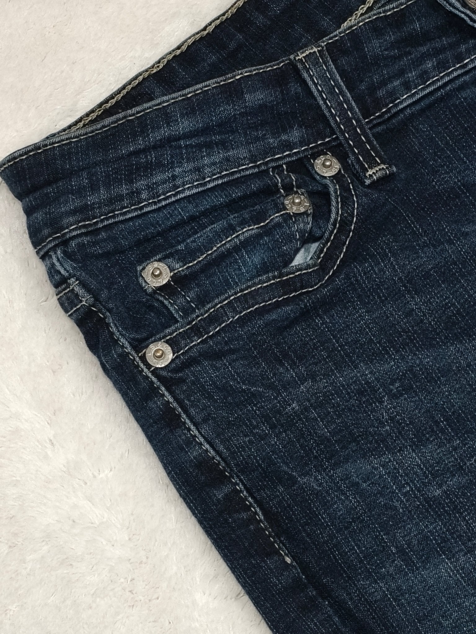 Women Levi's 535 Leggings Blue Skinny W28 L29 EU 38 M Jeans