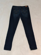 Women Levi's 535 Leggings Blue Skinny W28 L29 EU 38 M Jeans