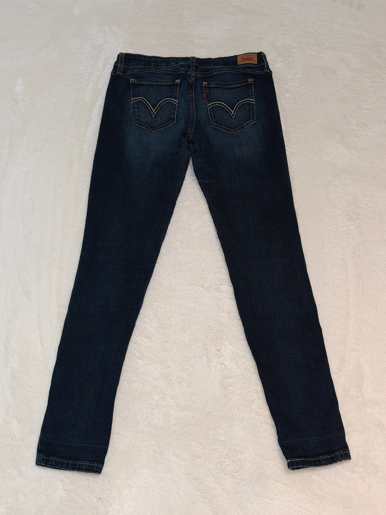 Women Levi's 535 Leggings Blue Skinny W28 L29 EU 38 M Jeans