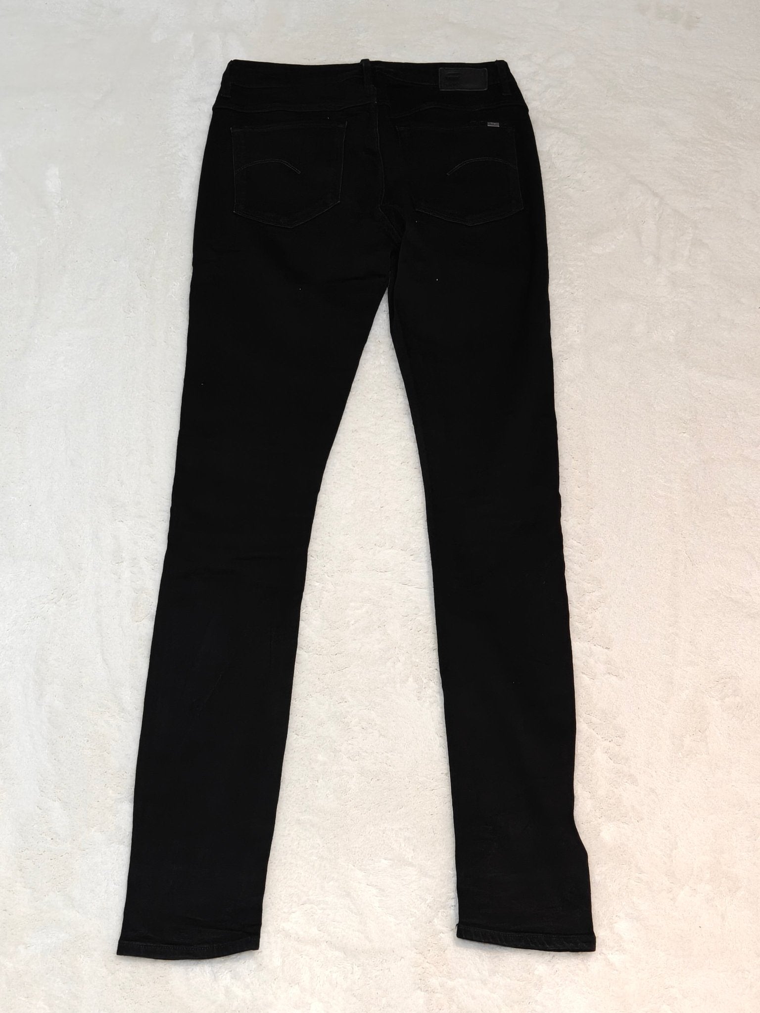 Women G - Star RAW 3301 Black High Skinny W29 L34 EU 38 M Jeans